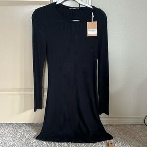 Reformation Jeanne Knit Ribbed Dress